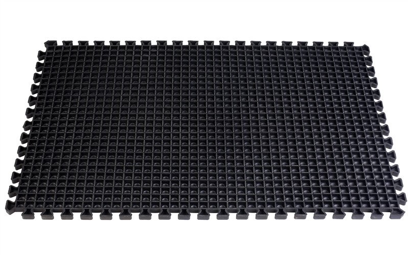 rubber antifatigue mat with interlocking