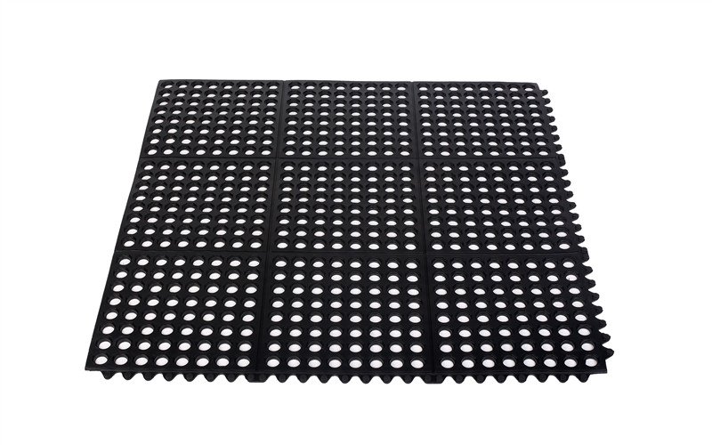 interlocking rubber drainage mat