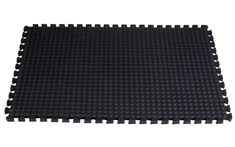 rubber antifatigue mat with interlocking